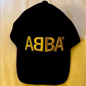 Black Cap with Gold ABBA Logo